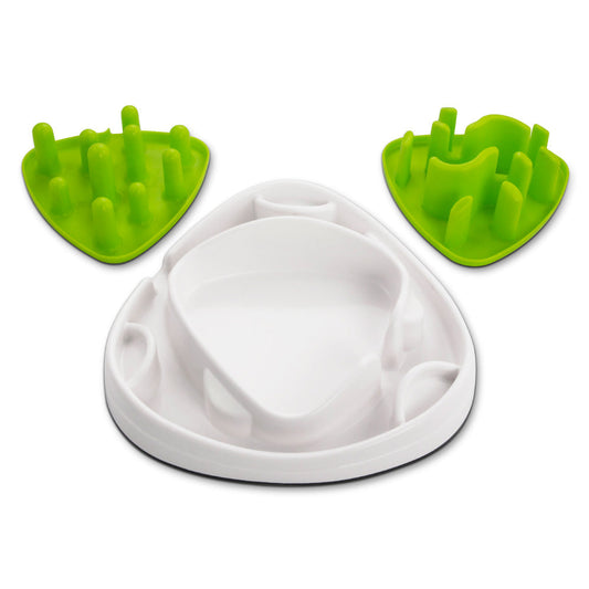 Dog Bowl Food Maze - Interactive Treat Feeder + Water Dish All For Paws Pet