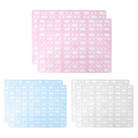 2pcs Rabbit Foot Mat Large Plastic Cage Mat for Guinea Pig Pet Cage Accessories - White