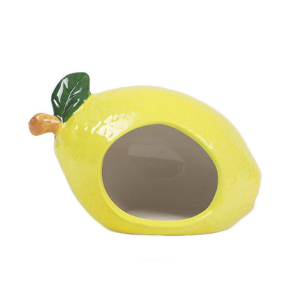 Ceramic Hamster Nest Shelter Landscaping Supplies Small Animal Hideout House - Cloud
