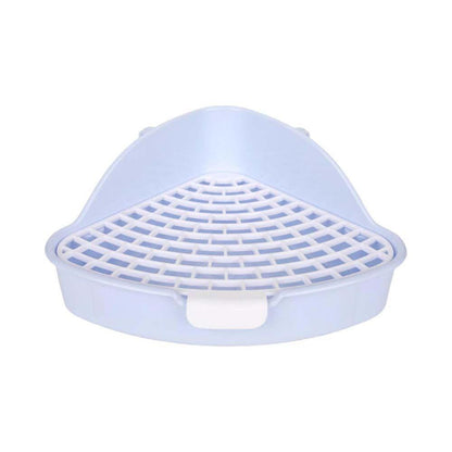 Rabbit Litter Box And Small Animals Pet Toilet Pee Pad Supplies Potty Rabbit - Blue