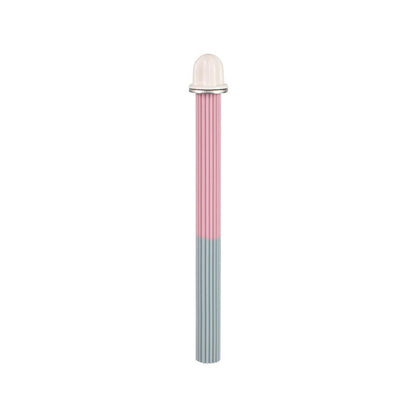 Non-Slip Silicone Parrot Perch Stand Stick Grinding Claw Bird Cage Accessories - White Blue