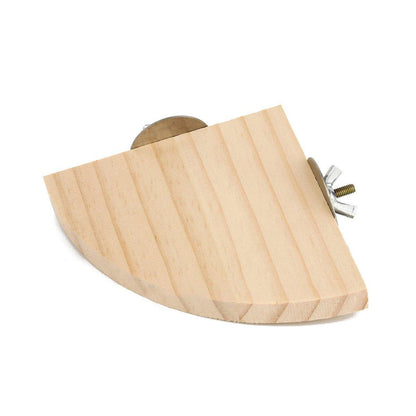 Hamster Parrot Play Stand Jump Platform Squirrel Cage Accessories Gear Pet Toy - A2101 (10*10*1.2cm)